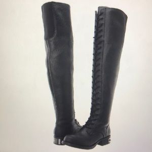 Black Riding Boots/Circus Ginny Laceup Boot